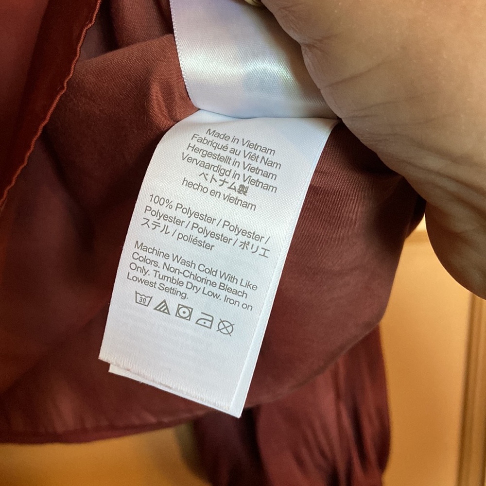 J. Crew Silky Shirt size Large - Picture 5 of 12